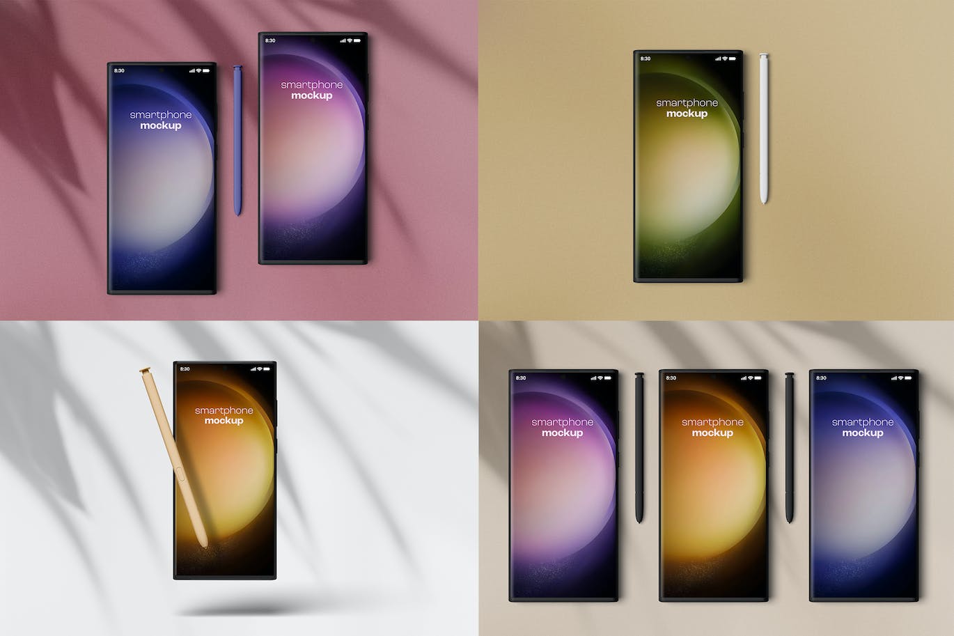 三星 Galaxy S23 Ultra智能手机PSD样机素材-1 三星 Galaxy S23 Ultra智能手机PSD样机素材