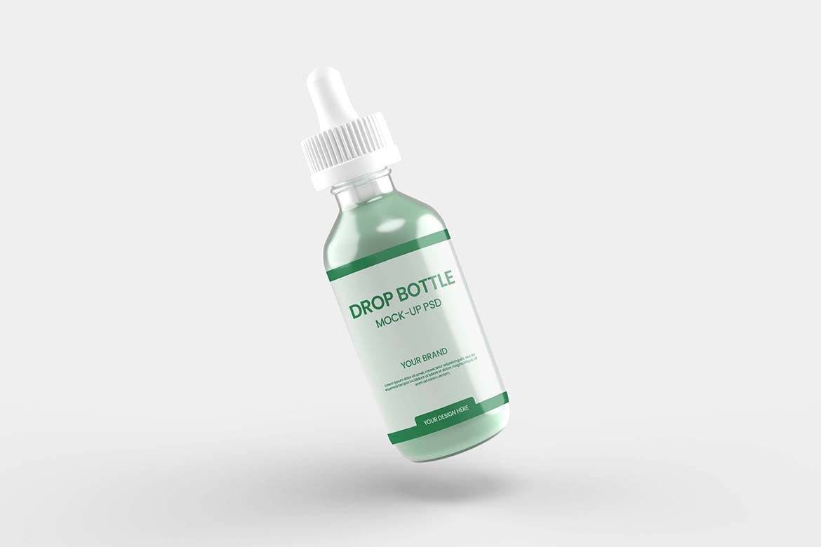 护肤品滴瓶PSD样机素材包