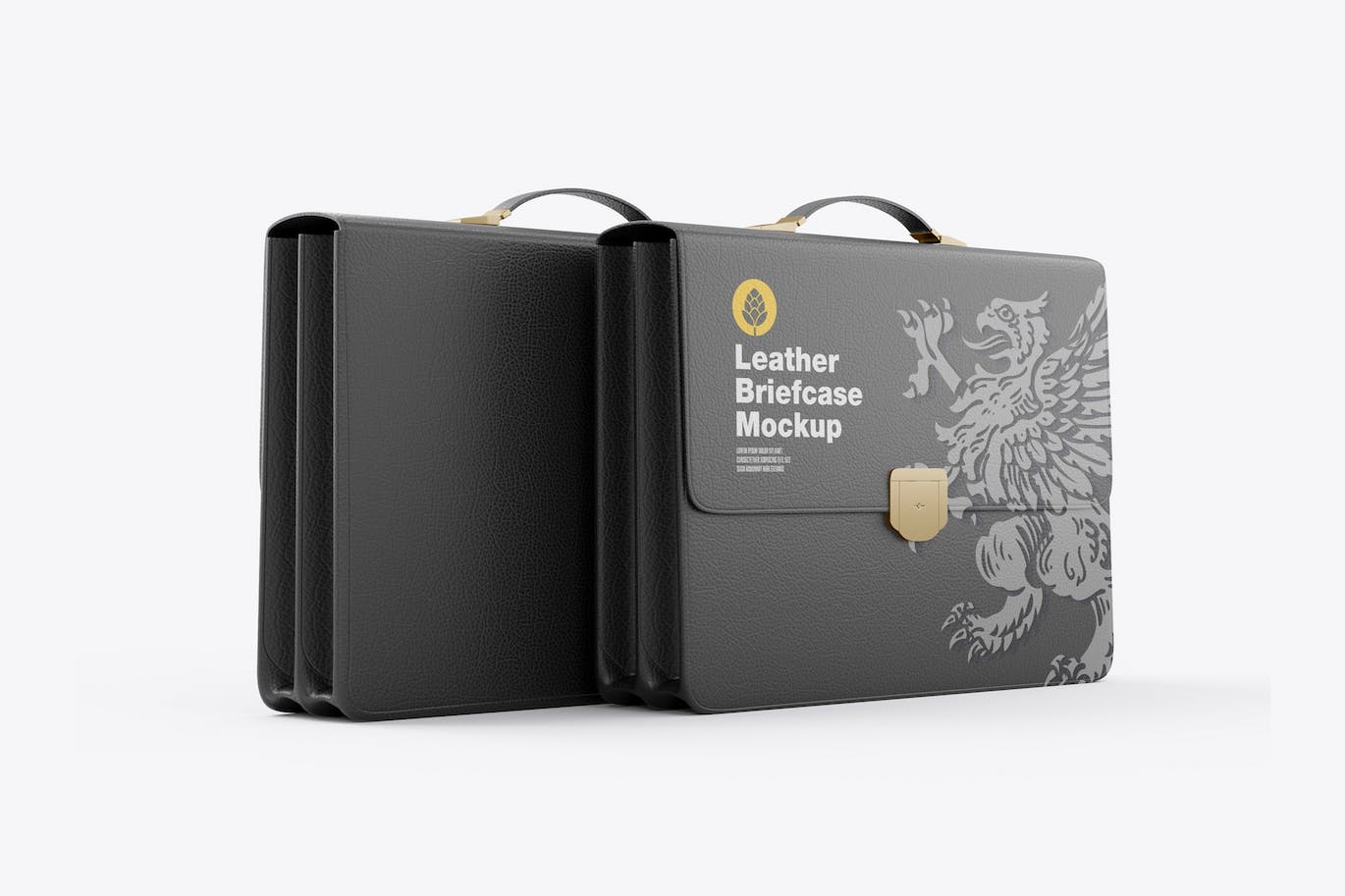 皮革公文包PSD样机素材包