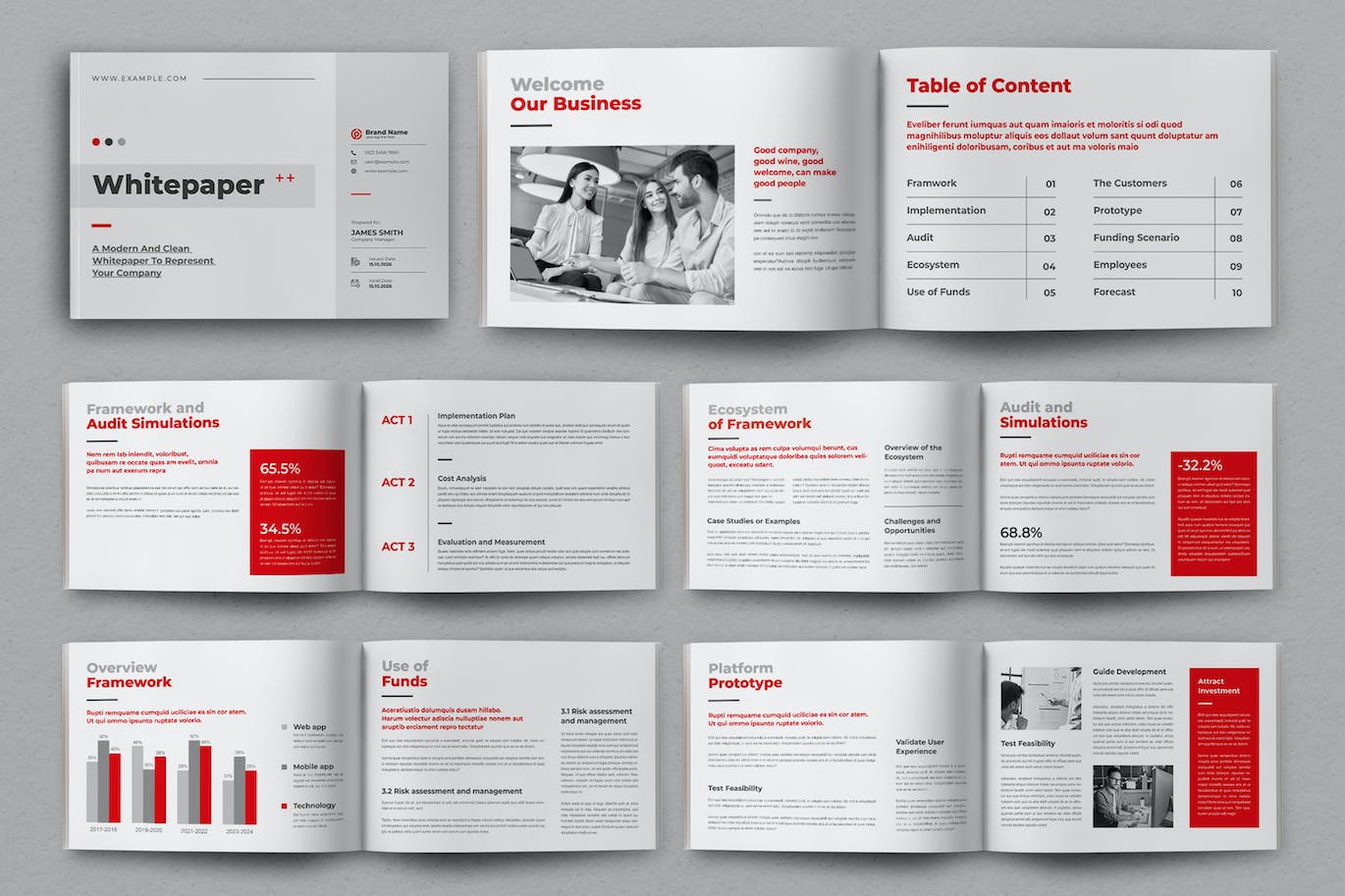 项目白皮书画册杂志模版-1 项目白皮书画册杂志模版