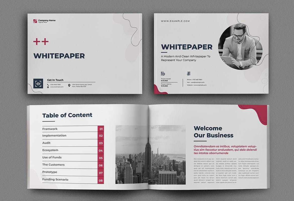 数字白皮书海报画册杂志风格版式-3 数字白皮书海报画册杂志风格版式