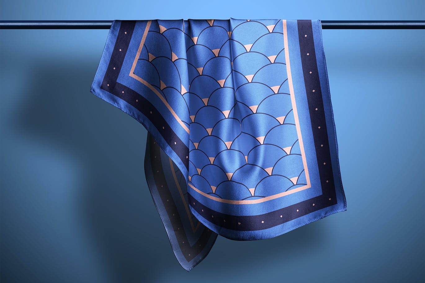 稀有的方形质感丝巾PSD样机素材包-1 稀有的方形质感丝巾PSD样机素材包