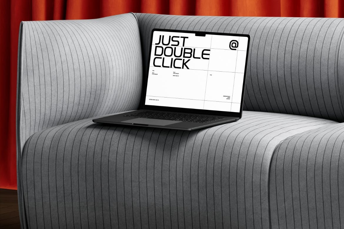 逼真的MacBook 样机PSD素材包