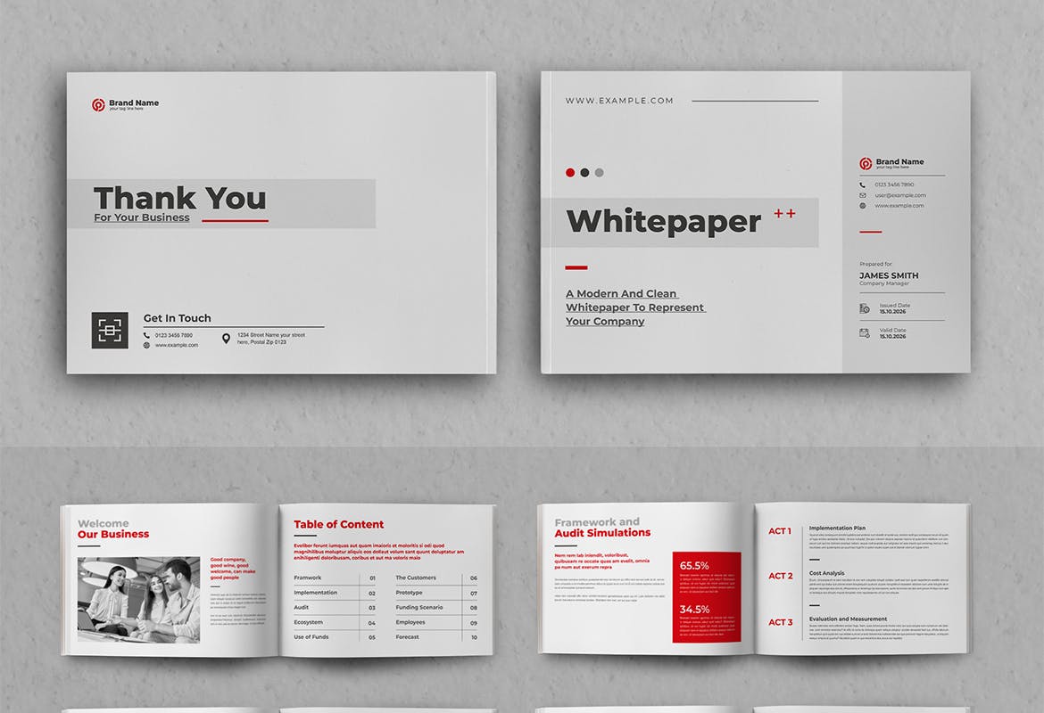 项目白皮书画册杂志模版-2 项目白皮书画册杂志模版