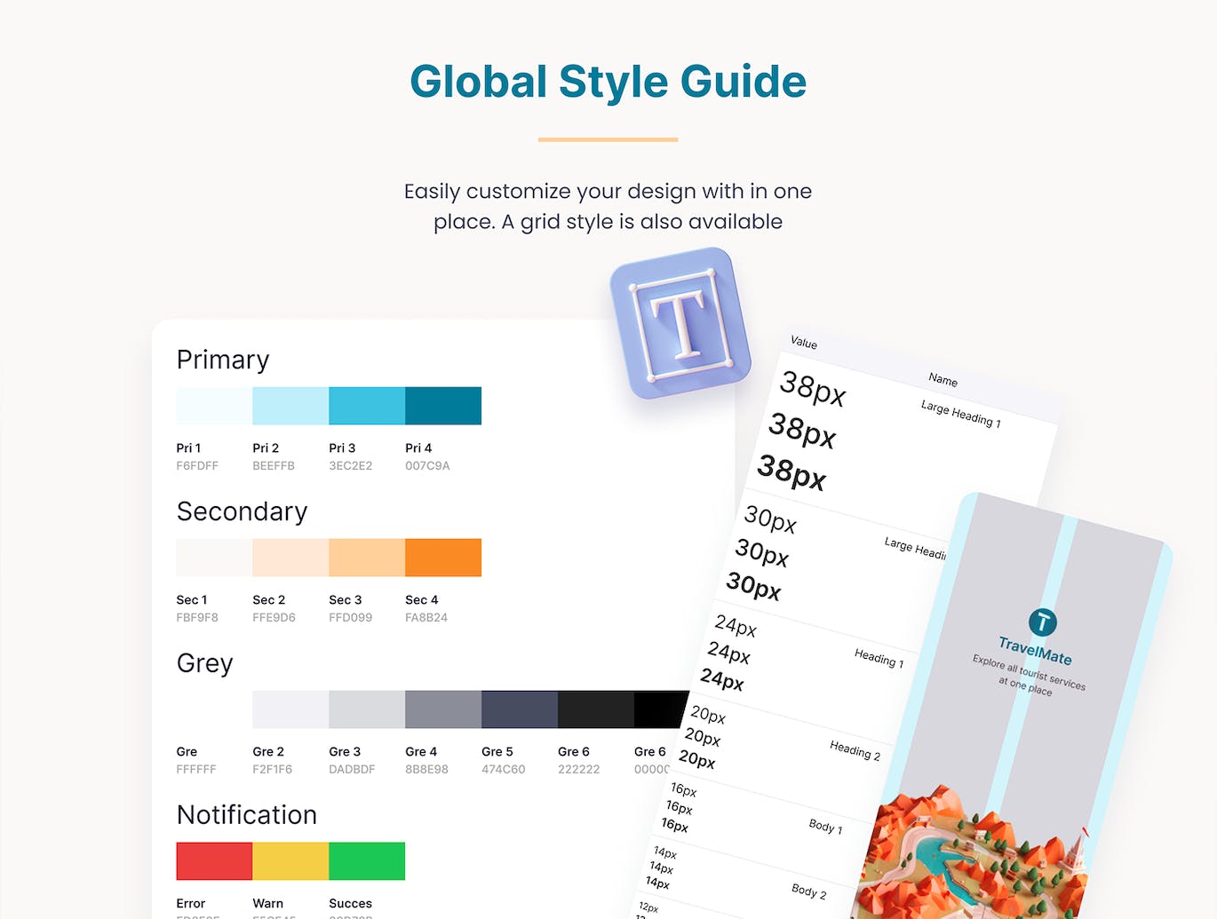 绿色旅游服务应用App UI Kit（Figma）