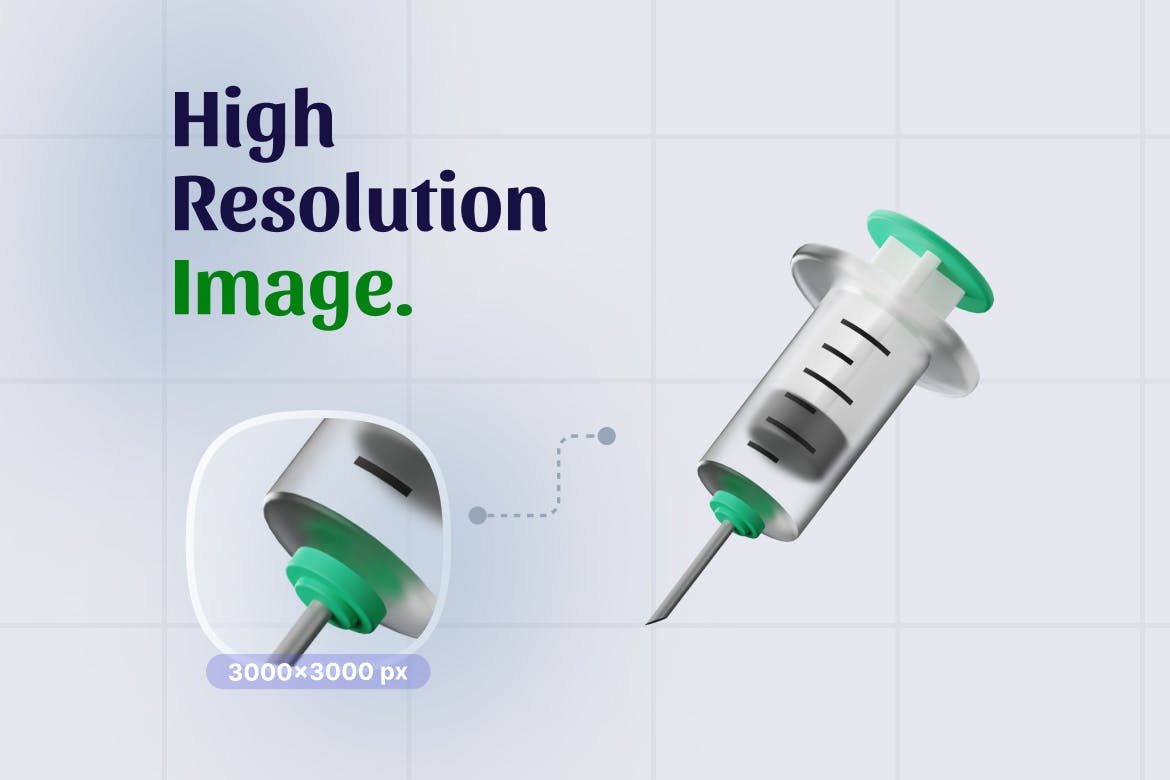 绿色医疗主题3D图标素材包(PNG,blend,obj)-3 绿色医疗主题3D图标素材包(PNG,blend,OBJ)