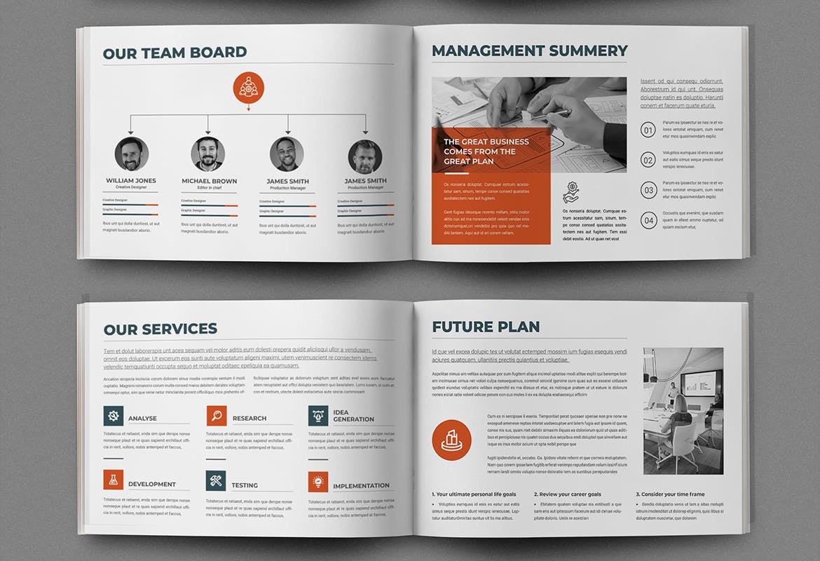 橙绿色企业&公司简介画册杂志模版-2 橙绿色企业&公司简介画册杂志模版