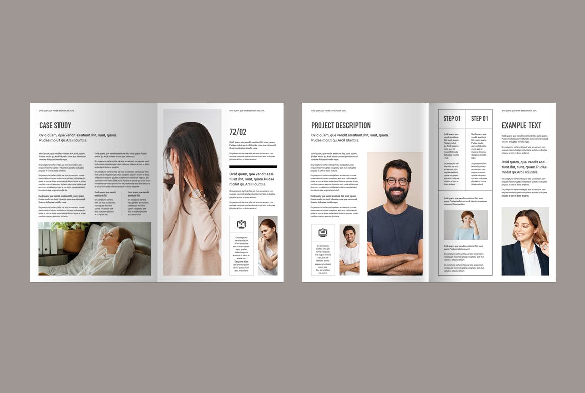 设计方案画册模版素材包