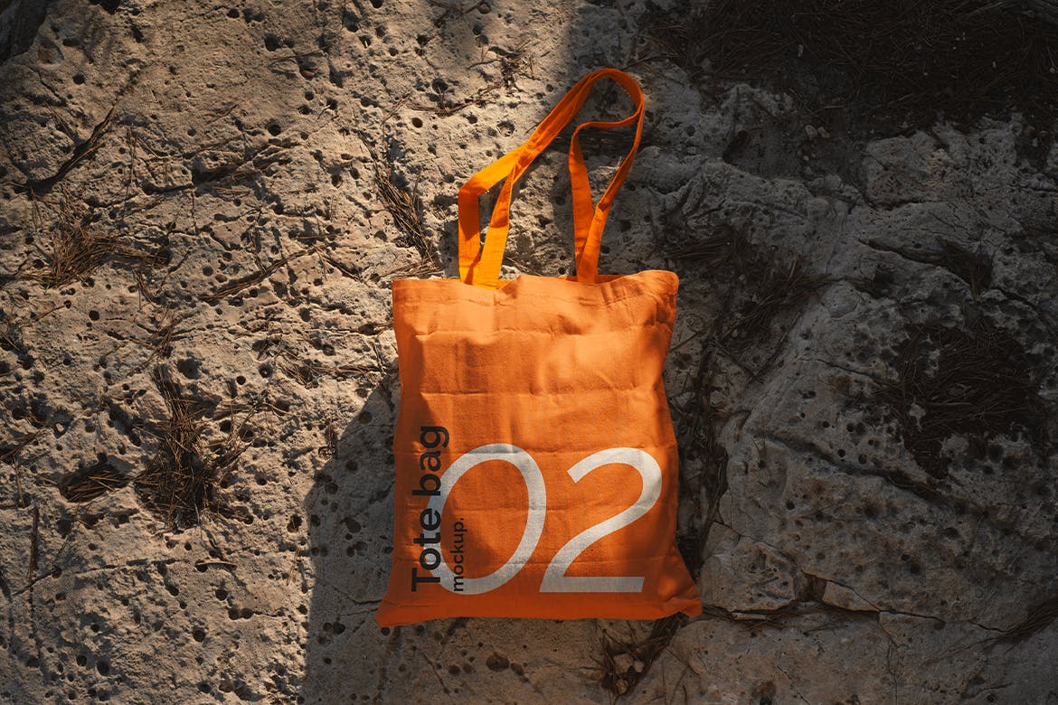 效果非常自然的手提袋PSD样机素材包