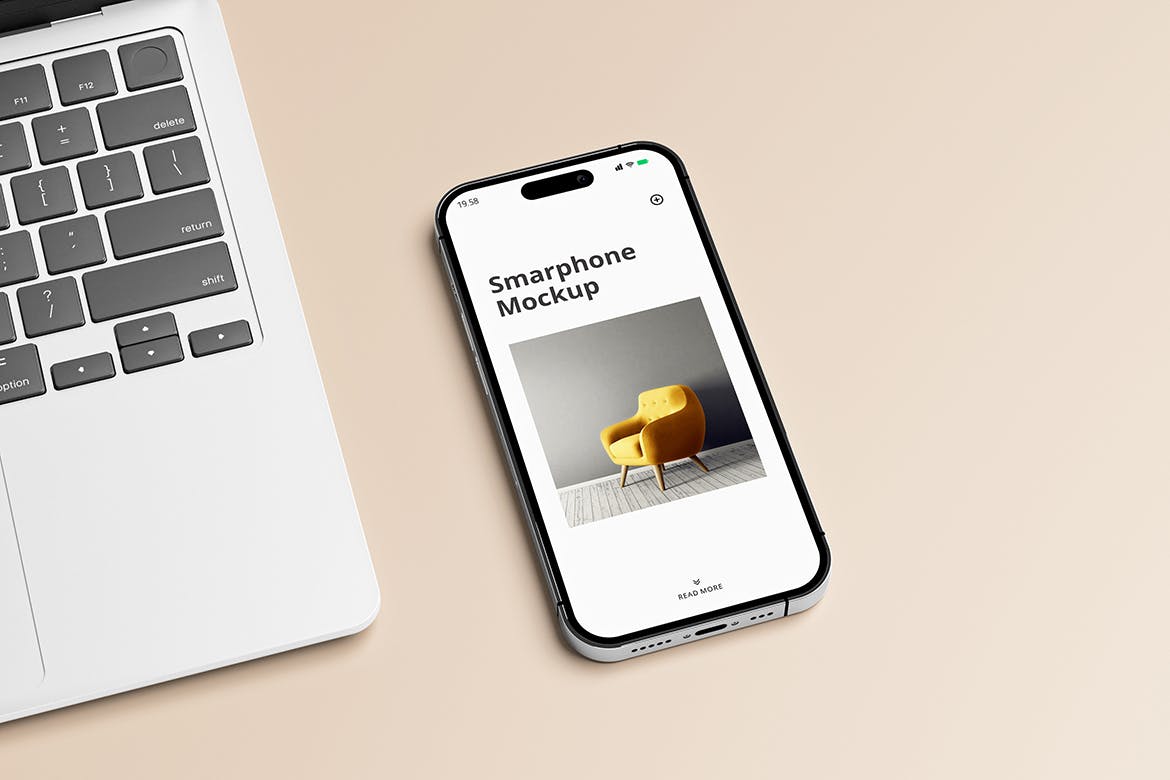 4个智能手机PSD样机素材包