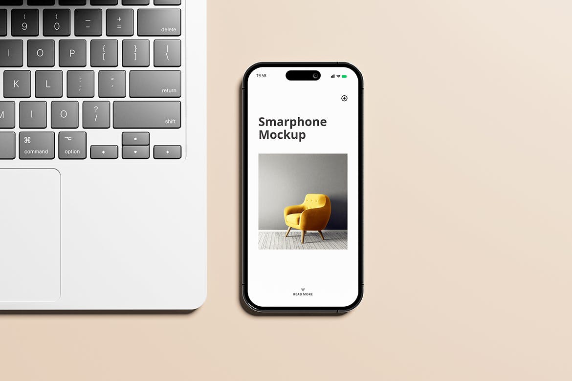 4个智能手机PSD样机素材包