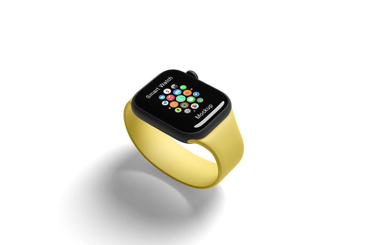 4个智能手表界面PSD样机素材-2 4个智能手表界面PSD样机素材