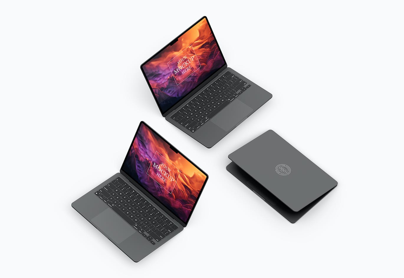 多种角度Macbook Air样机PSD素材包-6 多种角度Macbook Air样机PSD素材包