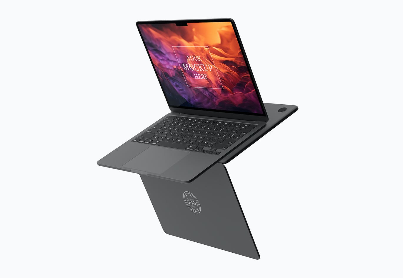 多种角度Macbook Air样机PSD素材包-5 多种角度Macbook Air样机PSD素材包