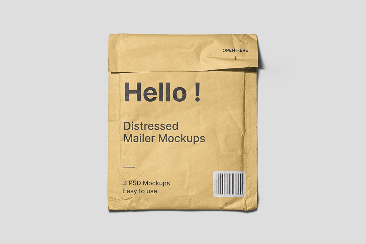 邮寄信封样机PSD素材包