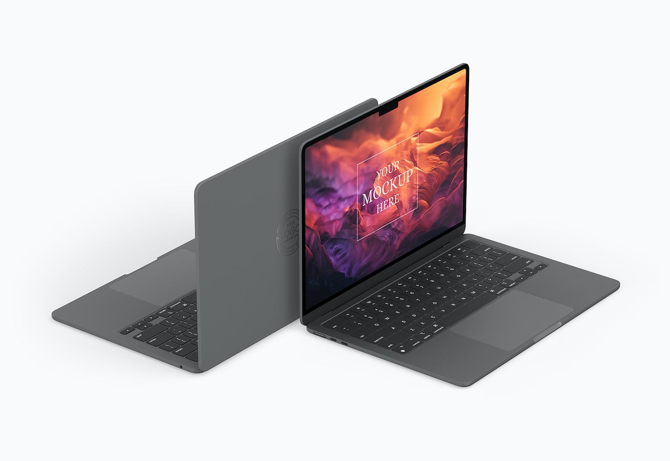 多种角度Macbook Air样机PSD素材包-10 多种角度Macbook Air样机PSD素材包