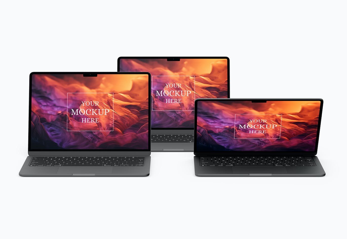 多种角度Macbook Air样机PSD素材包-14 多种角度Macbook Air样机PSD素材包