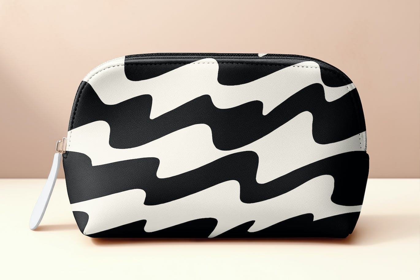 拥有艺术效果的抽象黑色波浪背景矢量素材（AI,EPS,JPG,SVG）