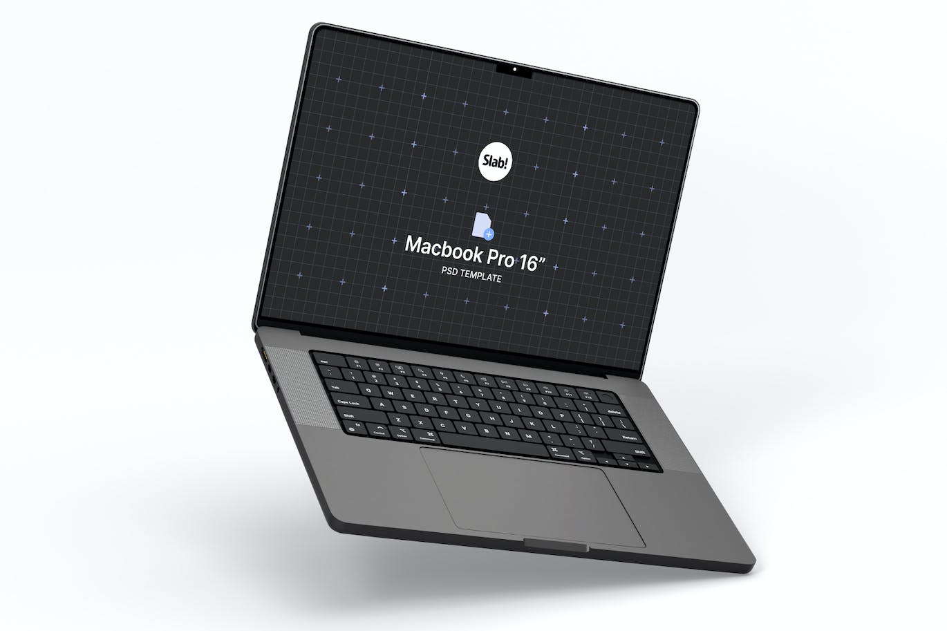 黑色质感Macbook Pro 16样机PSD素材包-8 黑色质感Macbook Pro 16样机PSD素材包