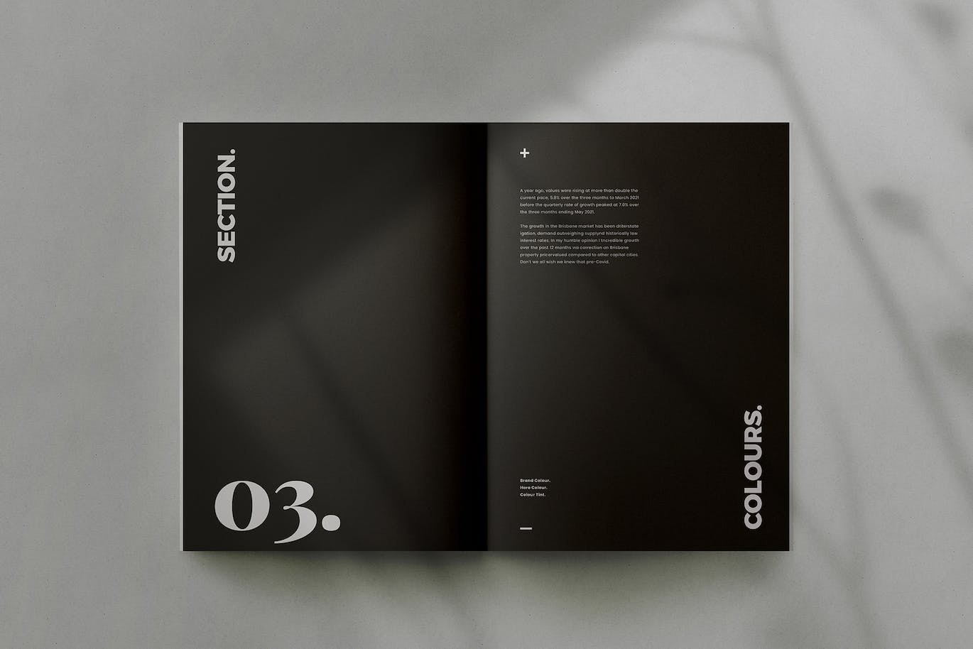 欧美简洁风品牌指南VI手册素材包