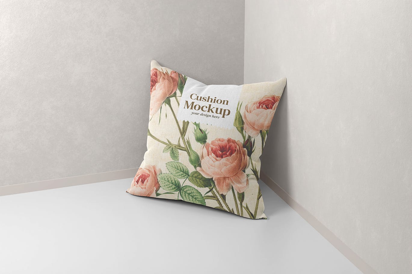 漂亮的坐垫抱枕PSD样机素材