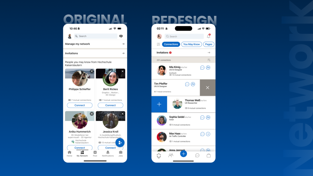 UX/UI 案例研究: 重新设计 LinkedIn,增强用户体验-6 UX/UI 案例研究: 重新设计 LinkedIn,增强用户体验
