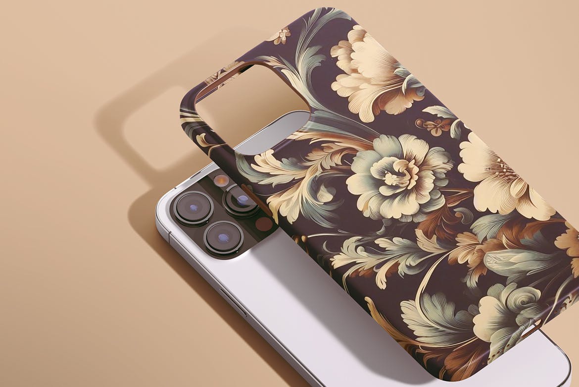 iPhone Pro Max 手机壳PSD样机素材