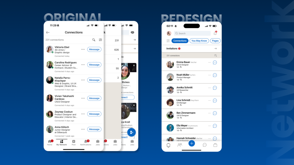 UX/UI 案例研究: 重新设计 LinkedIn,增强用户体验-5 UX/UI 案例研究: 重新设计 LinkedIn,增强用户体验