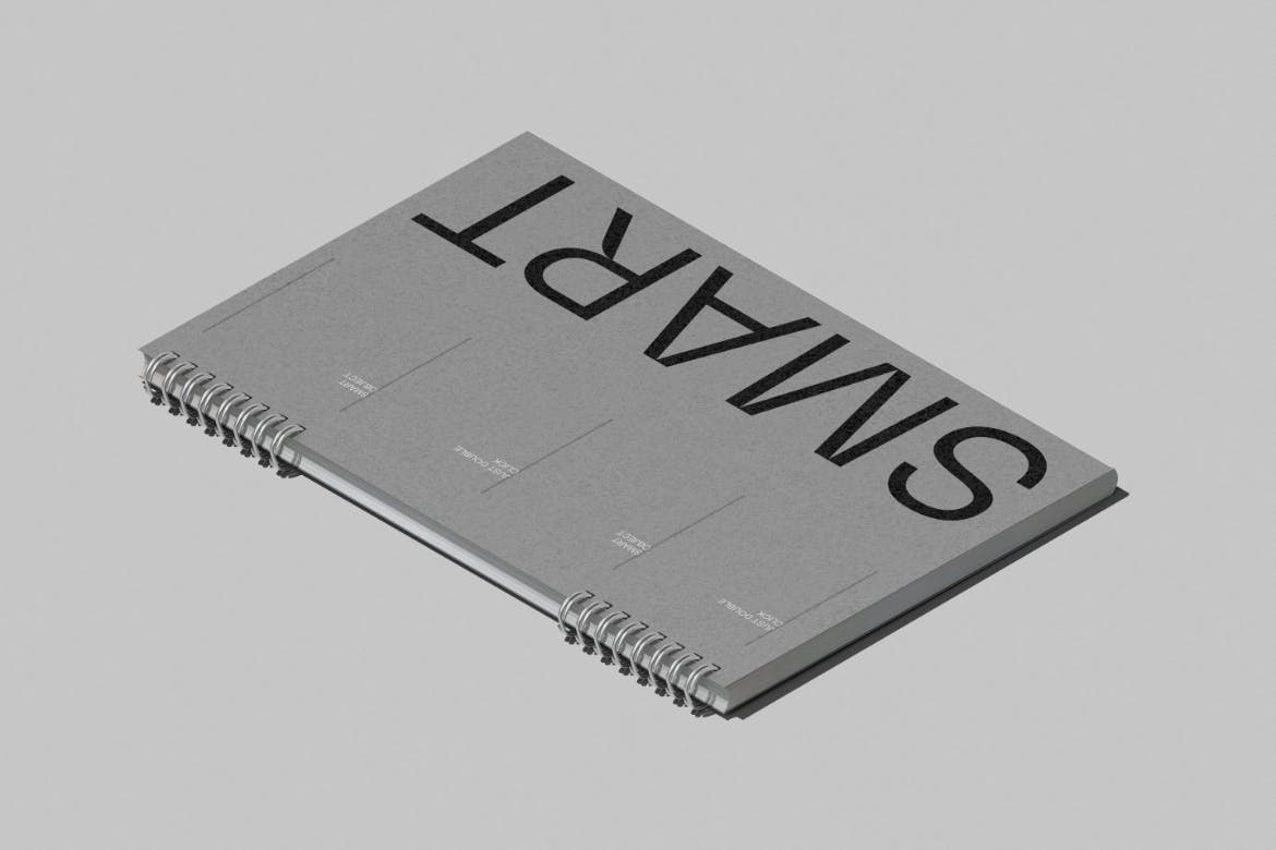 5个拥有2.5D视角笔记本PSD样机素材包