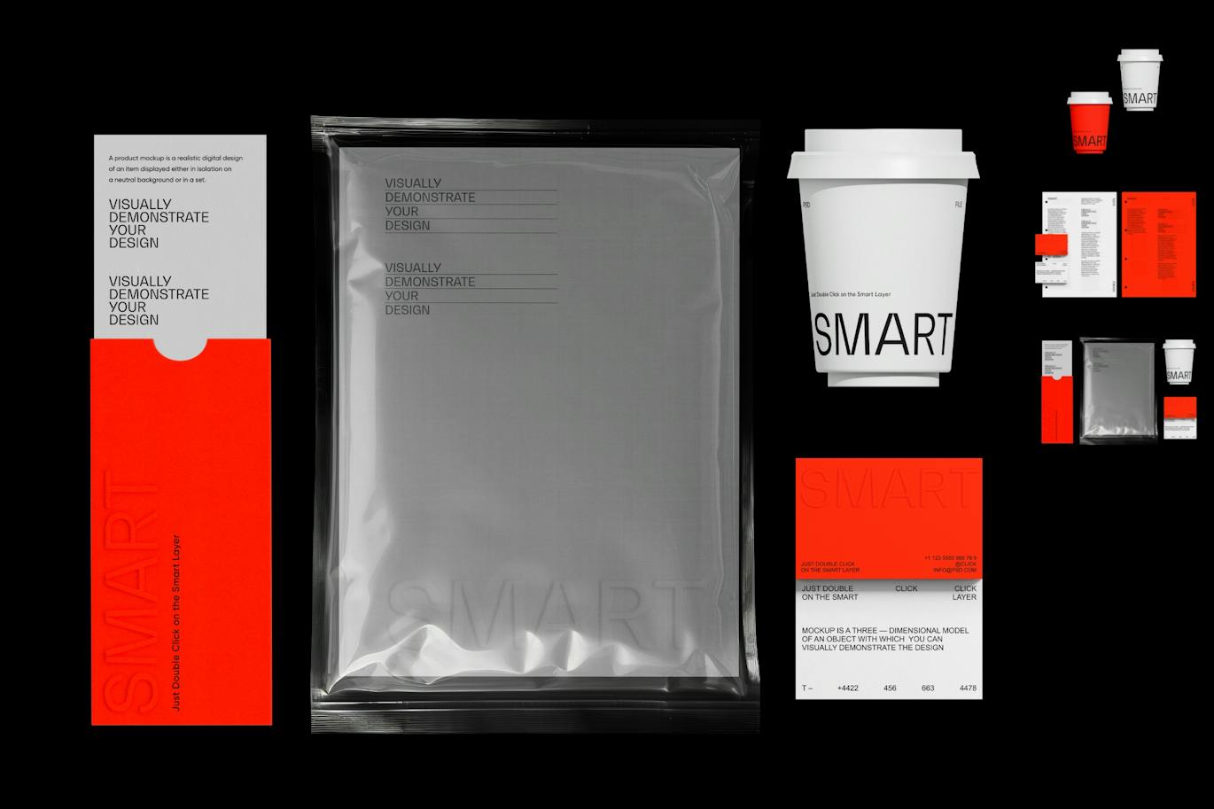 3个用于VI设计的样机素材包-1 3个用于VI设计的样机素材包