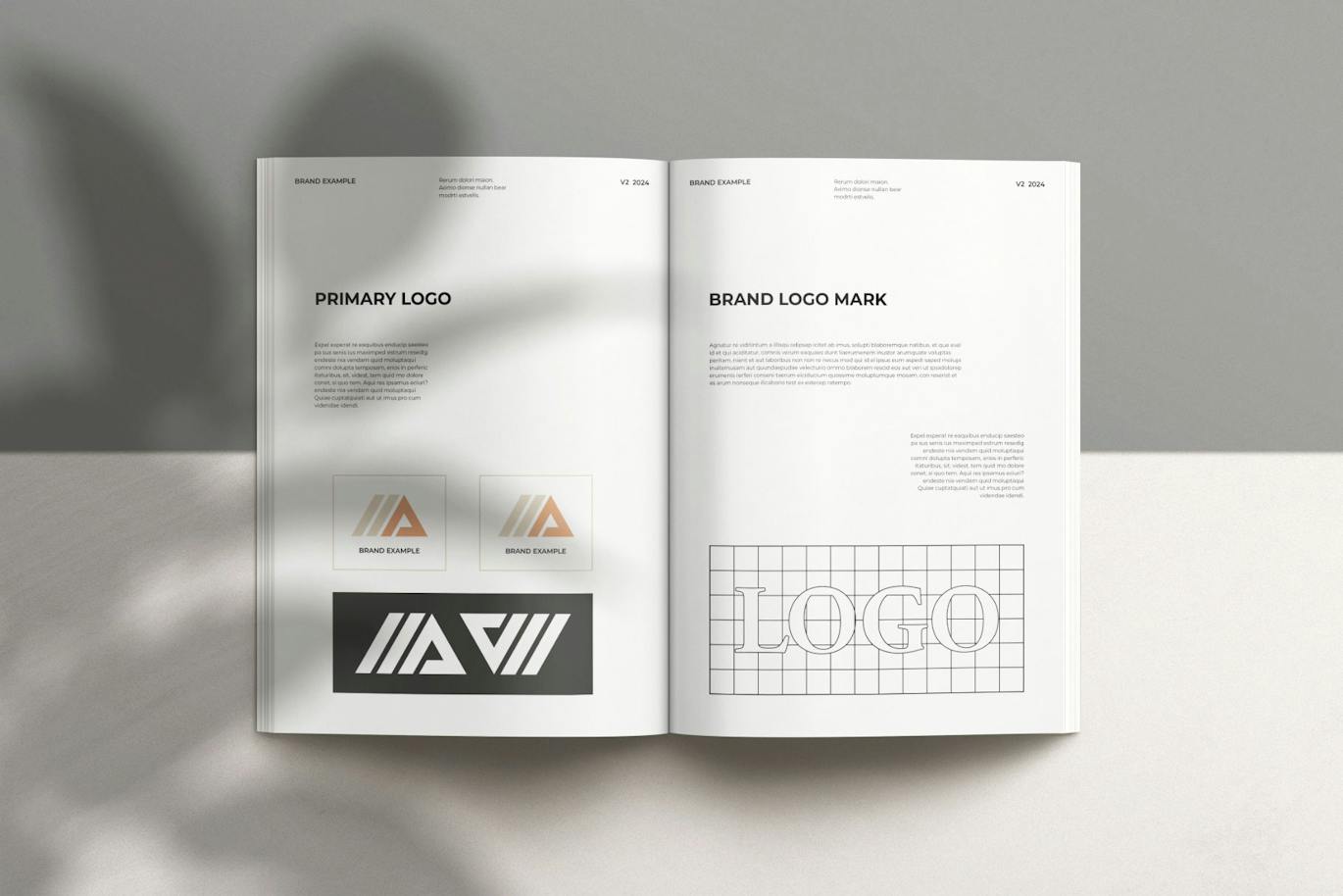 设计简约的指南说明书模板-4 设计简约的指南说明书模板