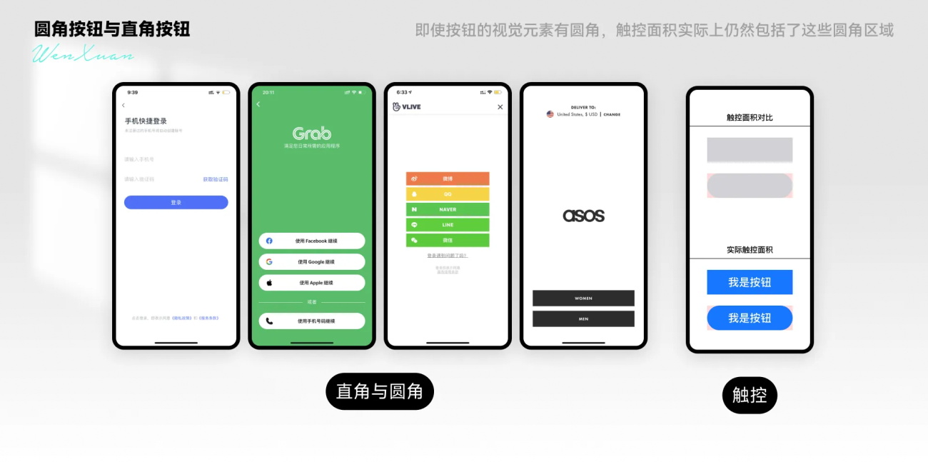 6000字干货！在UI设计中如何区别使用圆角与直角？