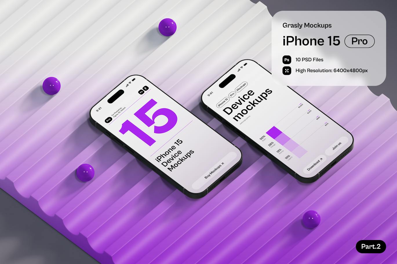 3D特效背景iPhone 15模型PSD素材模型包-1 3D特效背景iPhone 15模型PSD素材模型包