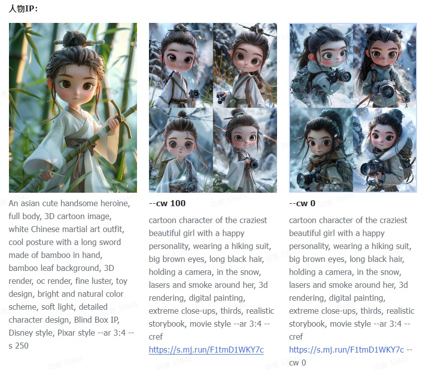 Midjourney 重大更新!深度解析角色一致性命令-3 Midjourney 重大更新!深度解析角色一致性命令