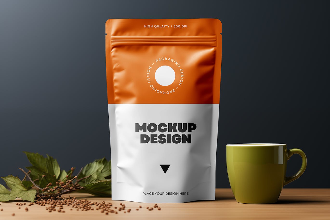 非常有立体感的塑料袋PSD样机素材