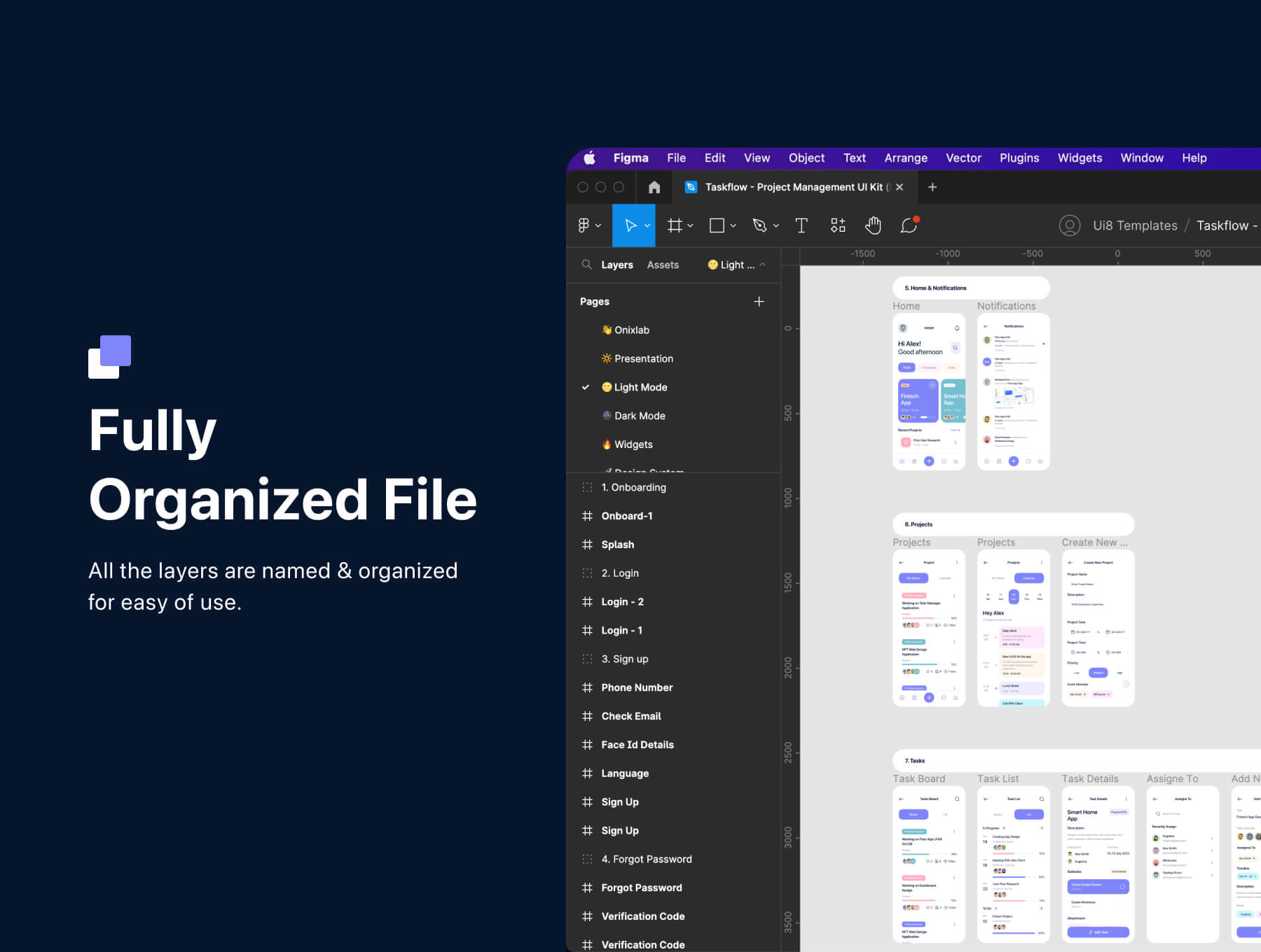 70个设计优雅的项目管理应用APP UI界面素材包