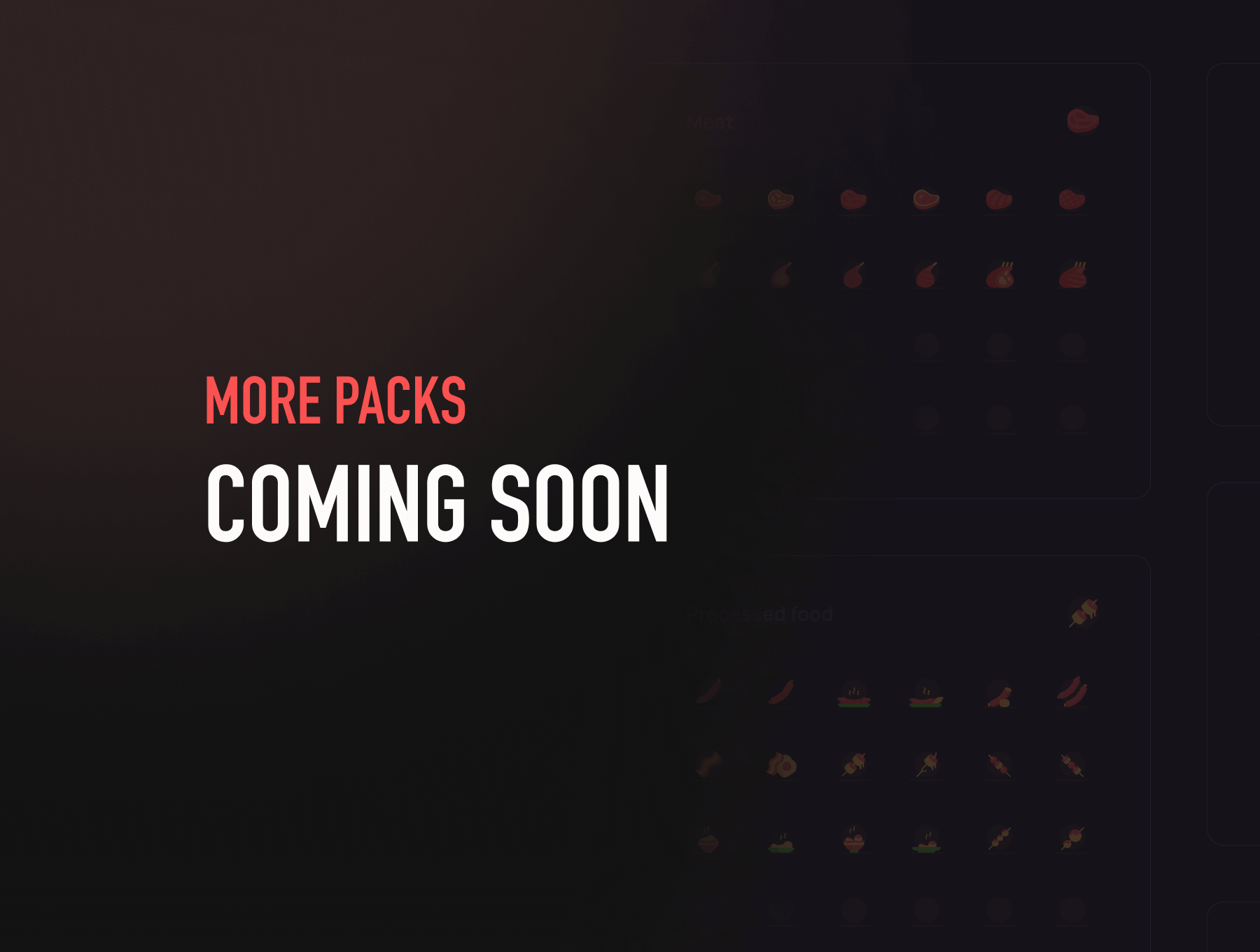 100个看起来就很有食欲的矢量食物图标库