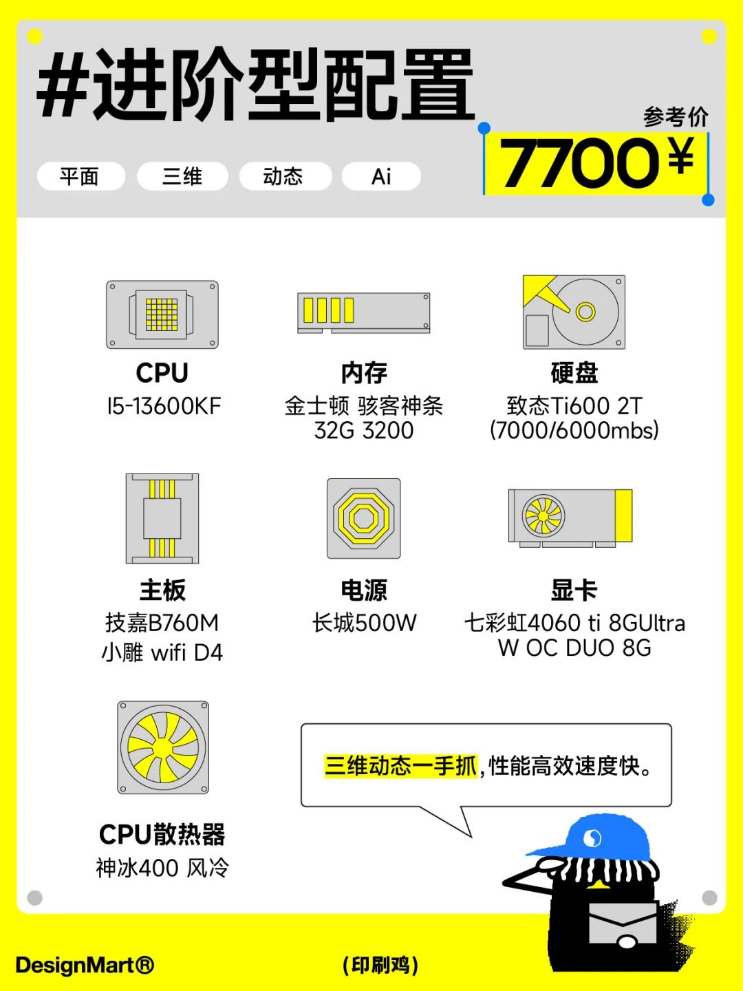 2024设计师电脑配置推荐,符合AI,3D,动效的性能!-4 2024设计师电脑配置推荐,符合AI,3D,动效的性能!