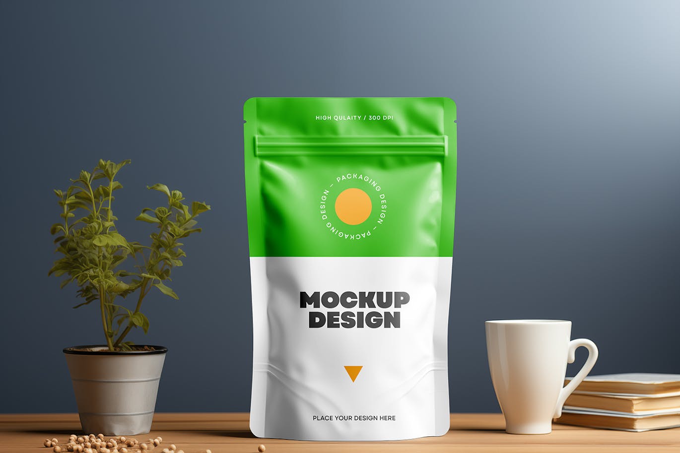 非常有立体感的塑料袋PSD样机素材