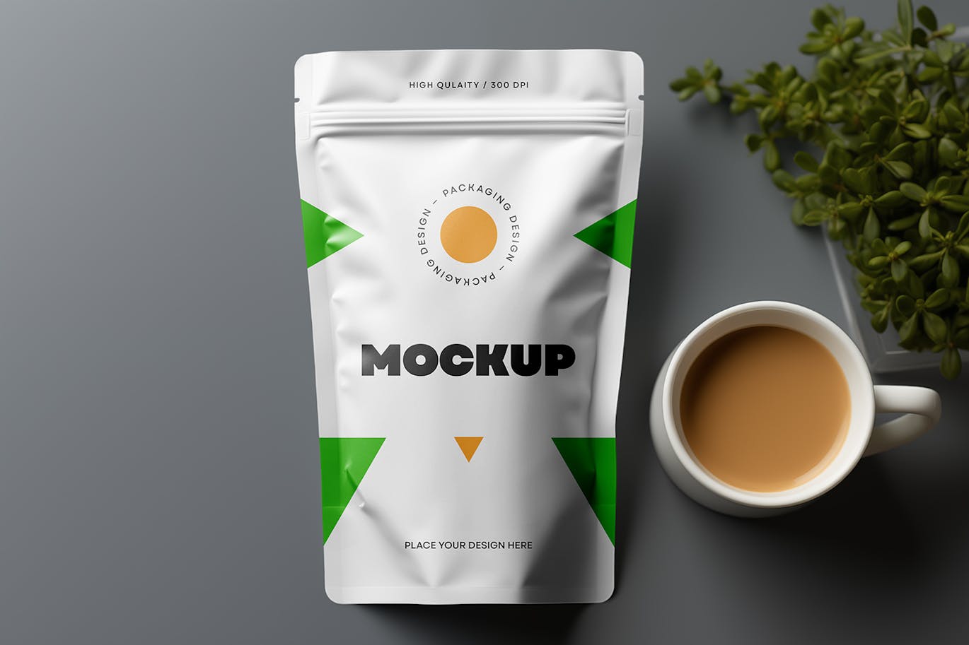 非常有立体感的塑料袋PSD样机素材