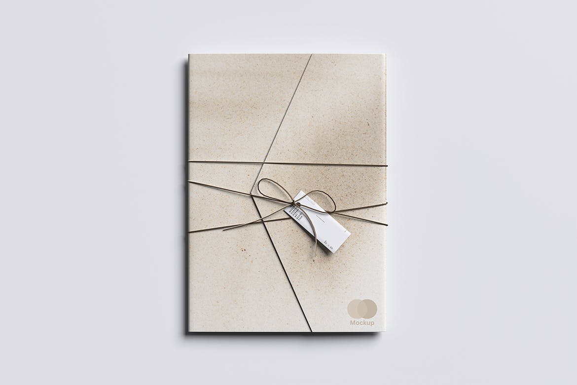 A4尺寸文件夹传单PSD样机素材包