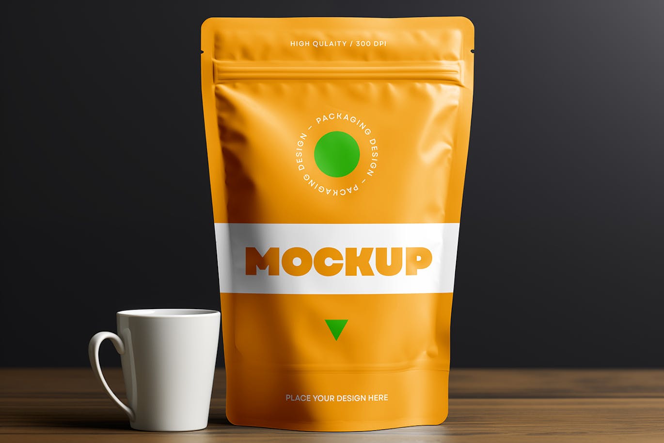 非常有立体感的塑料袋PSD样机素材