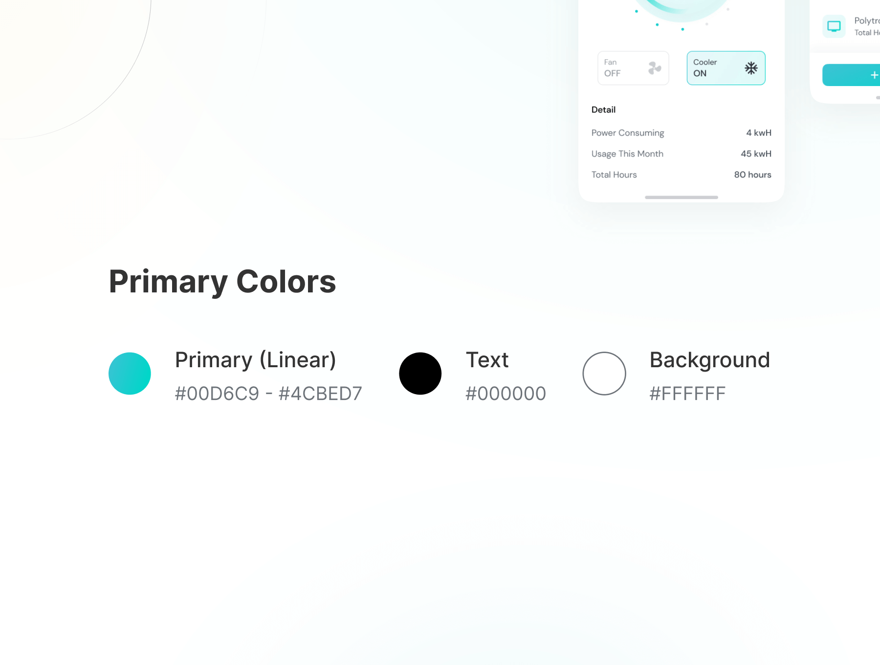 60多个绿色简洁智能家居移动APP UI界面素材包