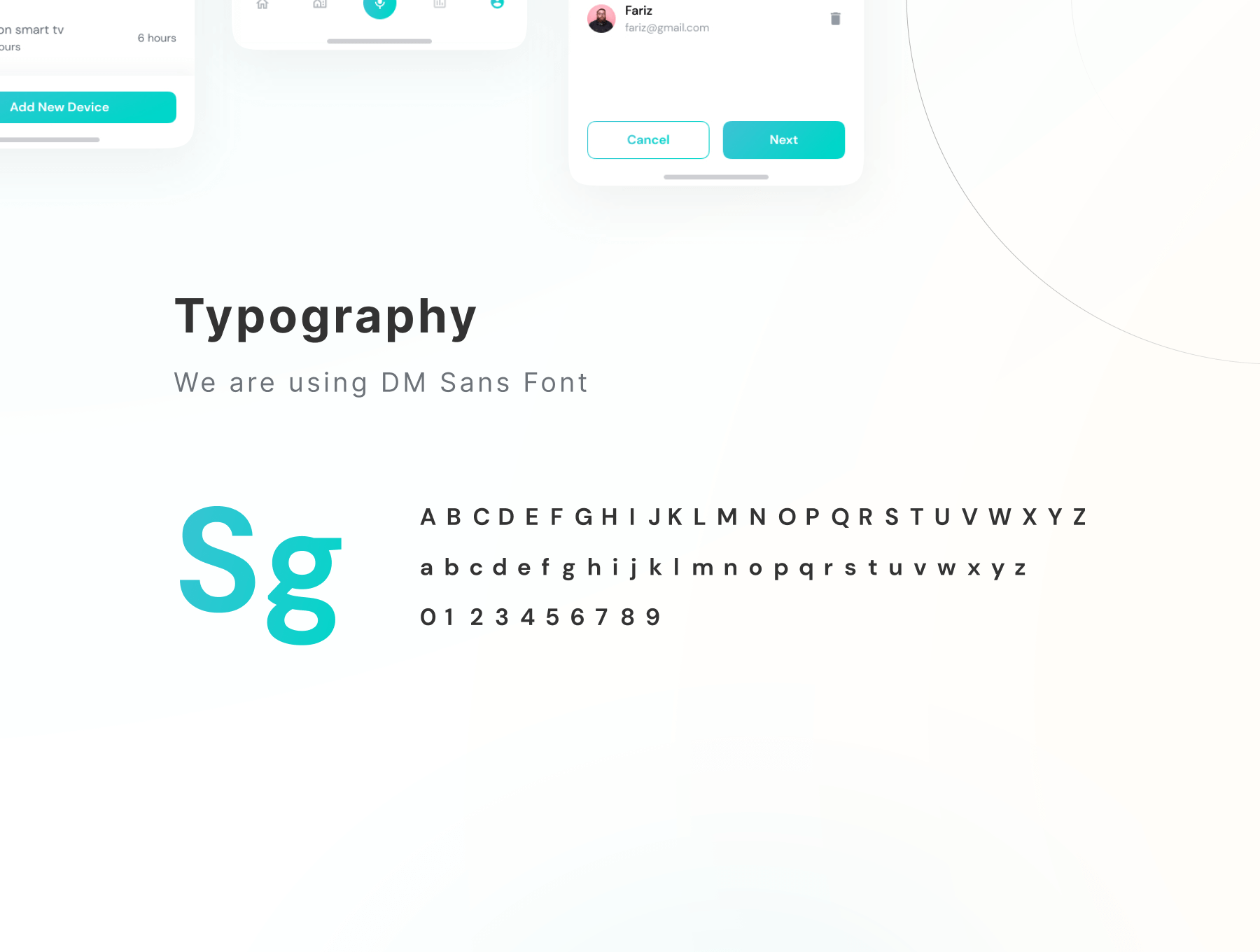 60多个绿色简洁智能家居移动APP UI界面素材包