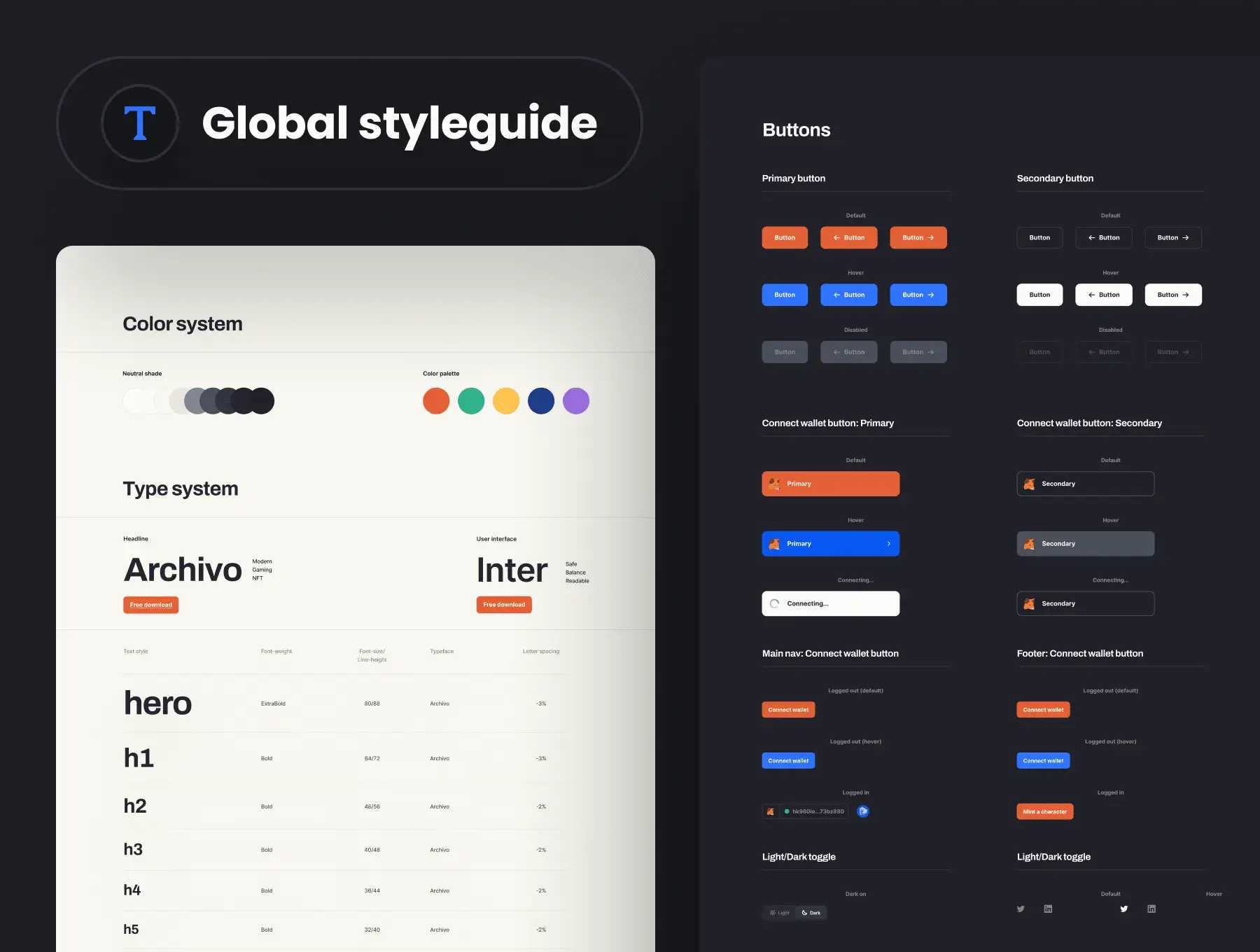 精品素材:400个史诗级游戏主NFT市场主题UI素材包