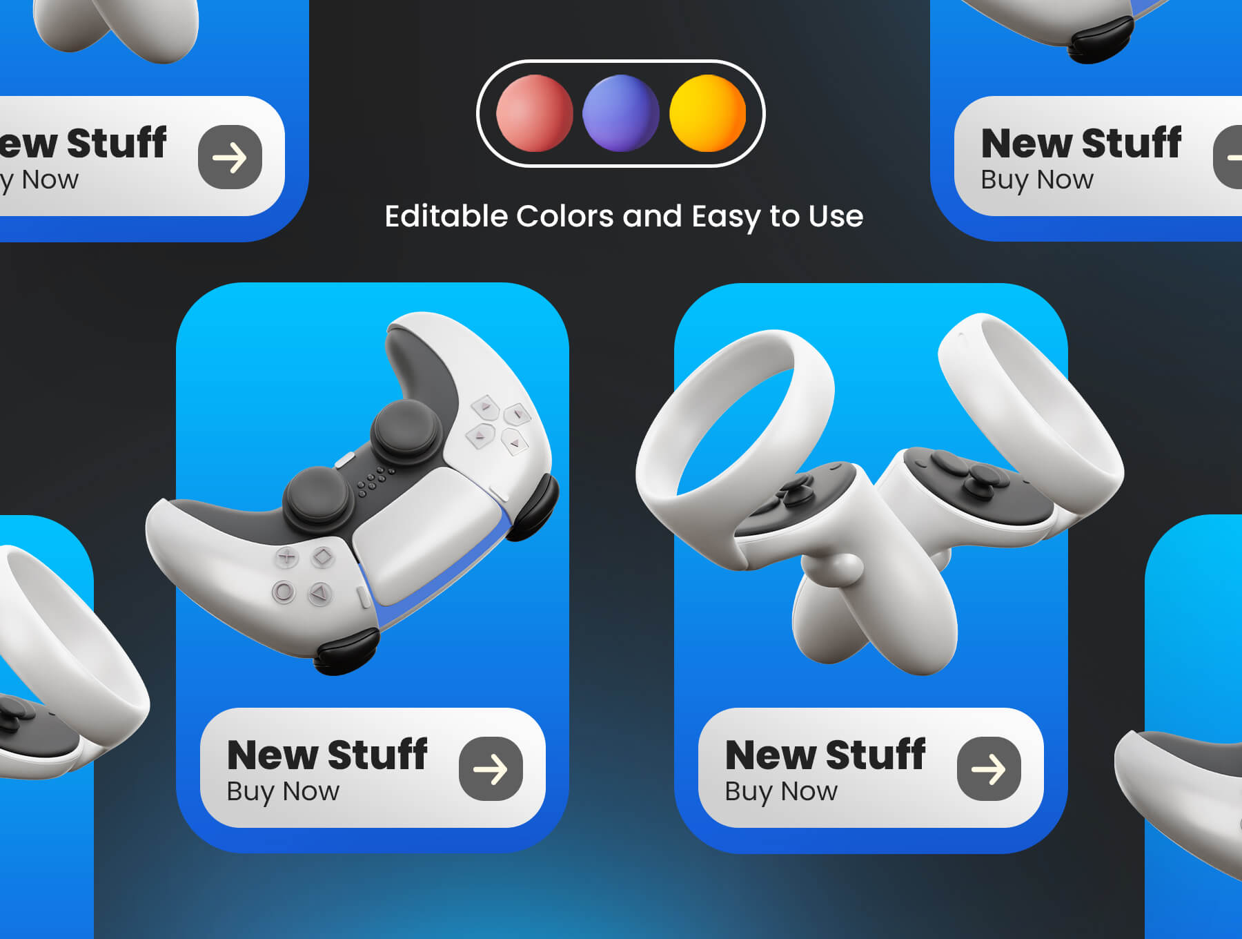 20个风格独特的3D电子设备模型素材包