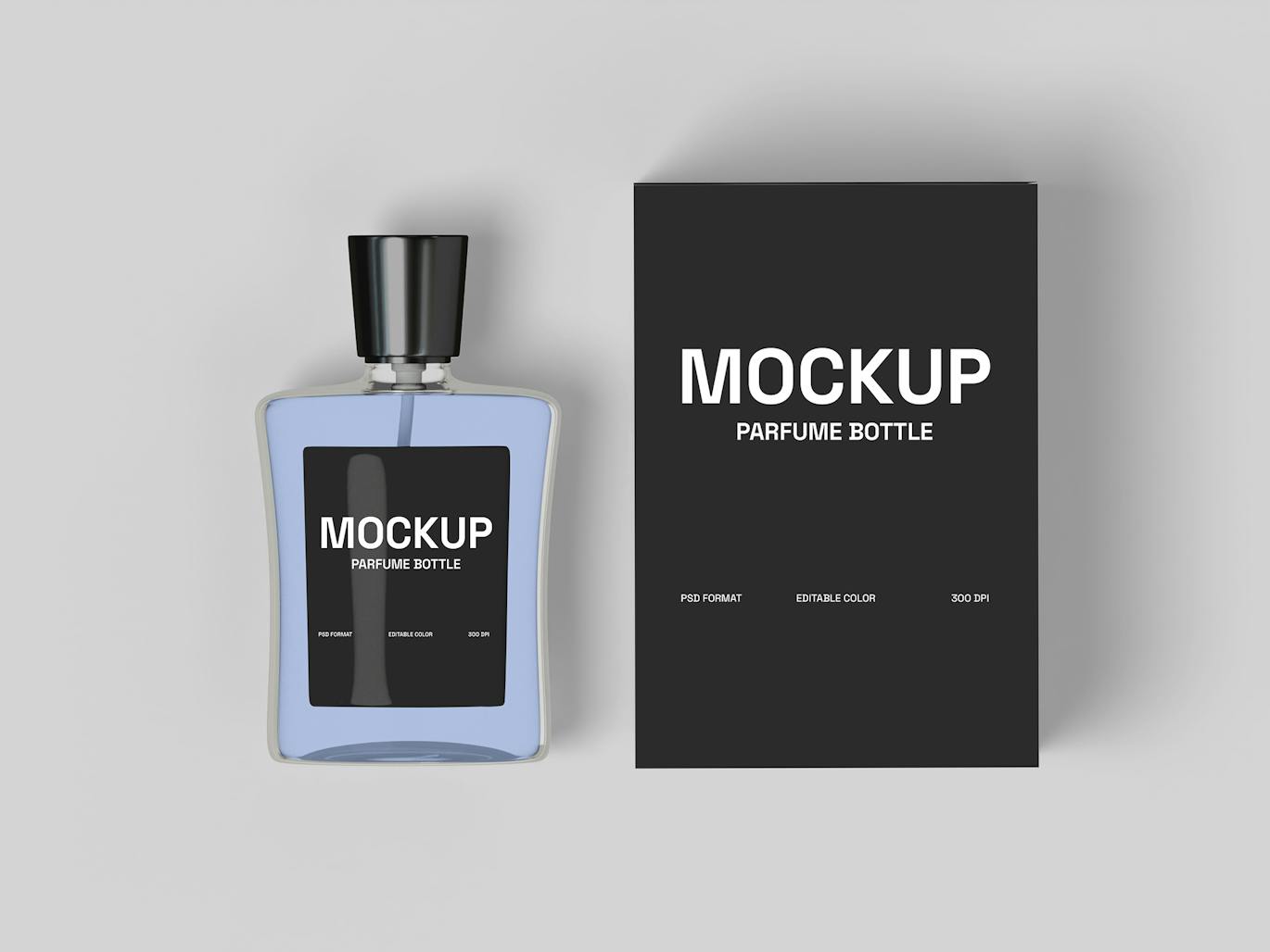 3个香水瓶PSD样机素材