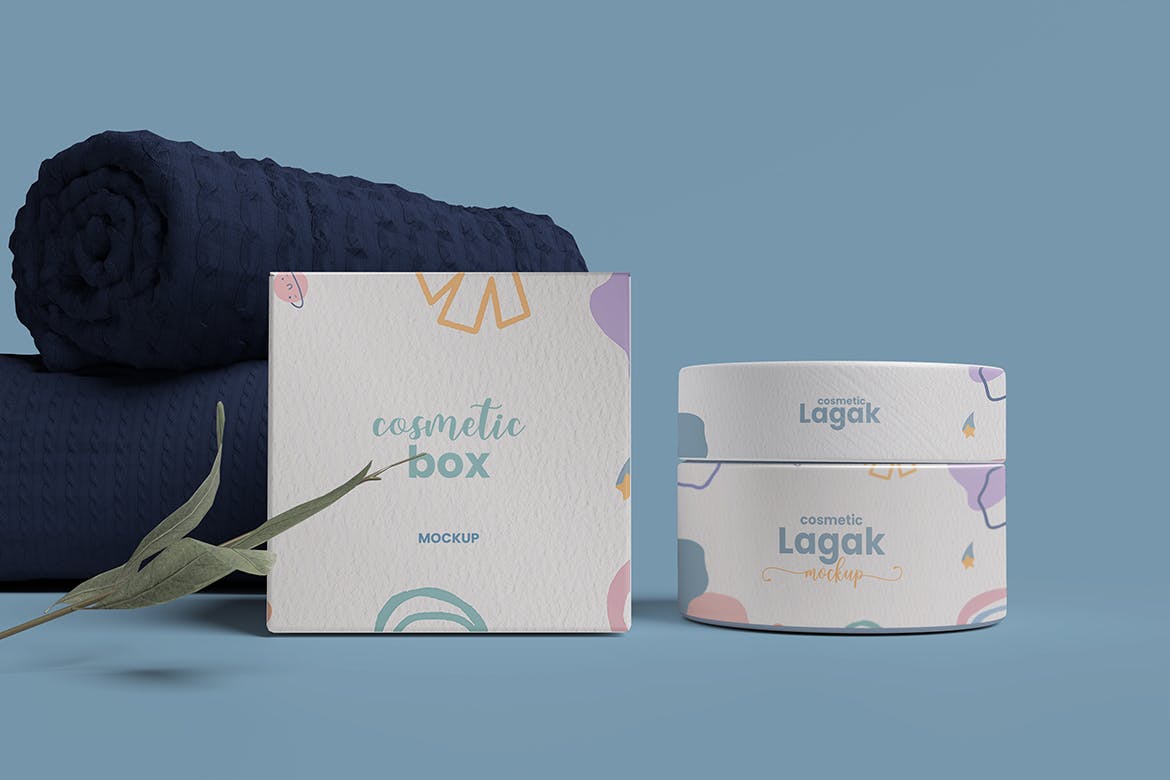 化妆品包装PSD样机素材包