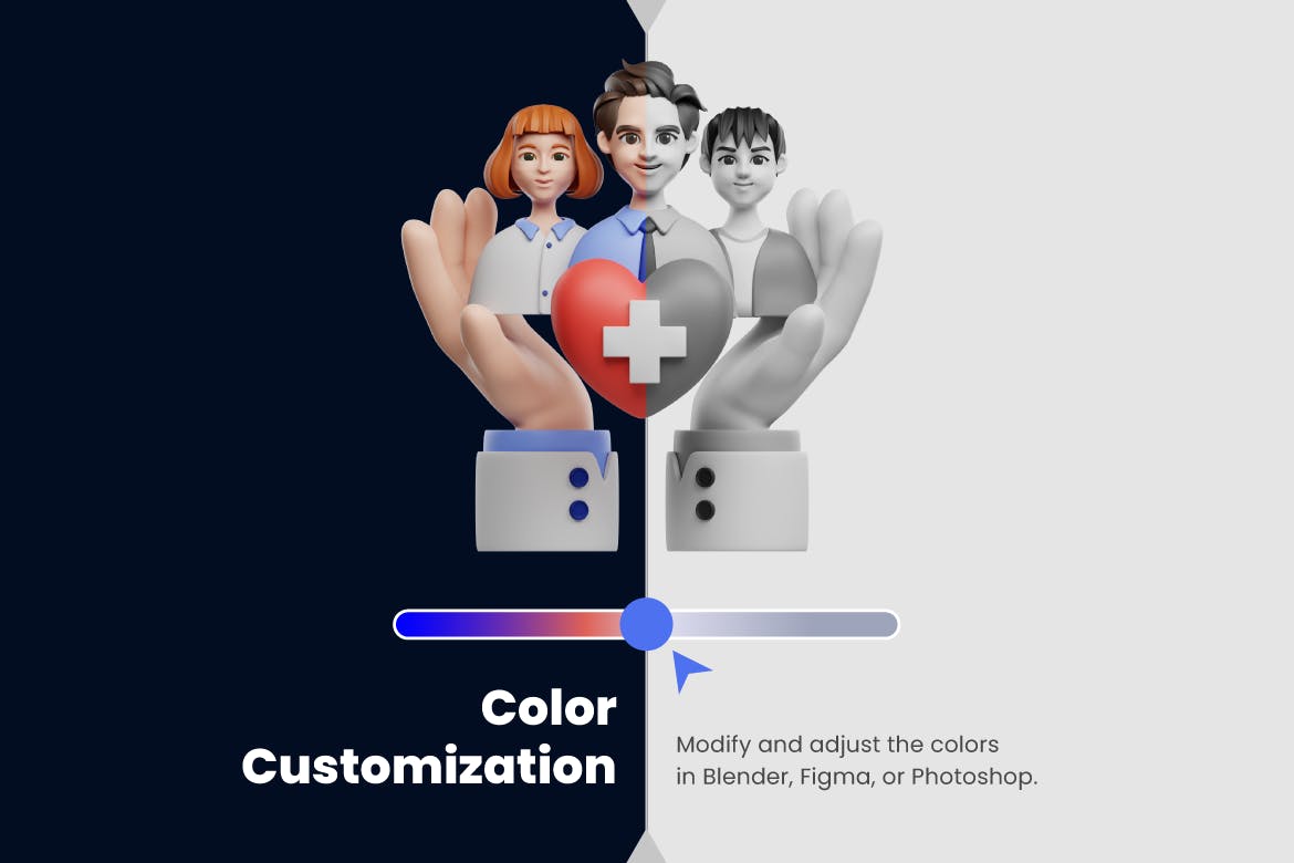 医生医疗康复保健主题3D图标素材包-7 医生医疗康复保健主题3D图标素材包