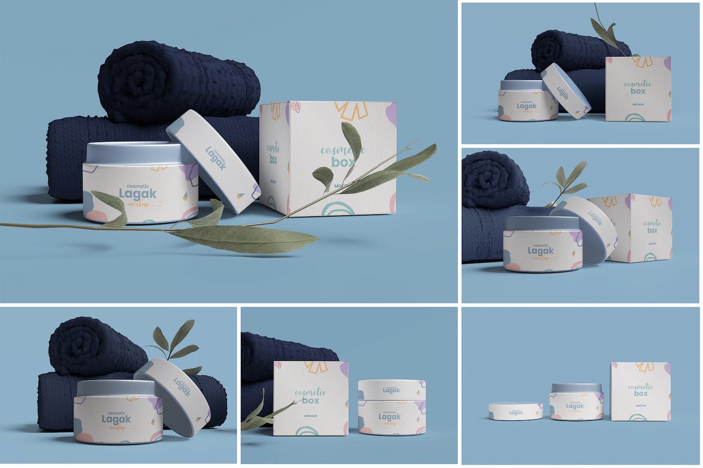 化妆品包装PSD样机素材包